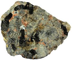 00169 5232 14 cm nepheline whlerite magnetite feldspar hornblende.jpg